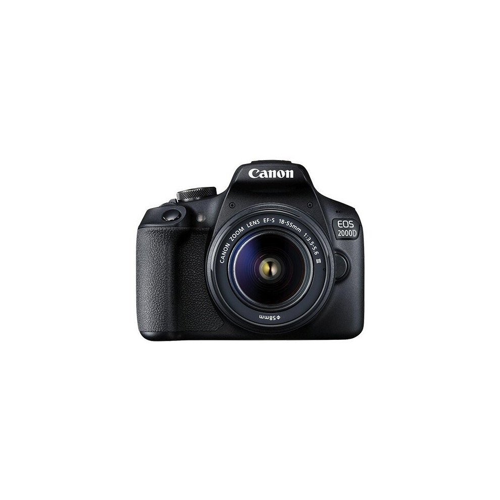 Used CANON EOS 2000D DSLR Camera With EF-S 18-55mm F3.5-5.6 III Lens Kit 